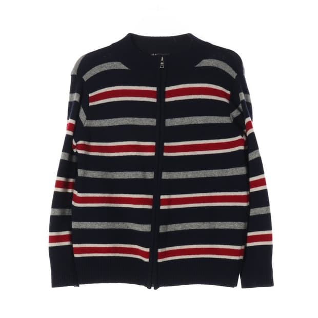 PAUL&LOUIS 스트라이프 집업 니트 L