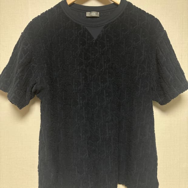 [S/새상품급] 디올 오블리크 테리 반팔티