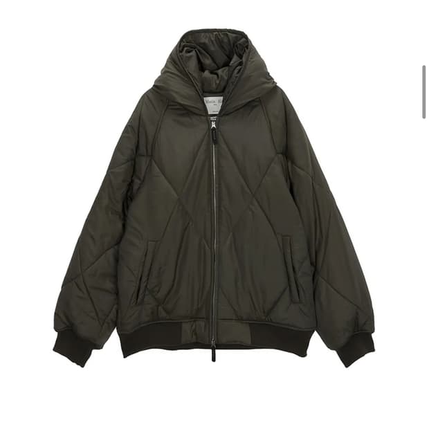 마뗑킴 퀄팅 후드 점퍼 패딩
