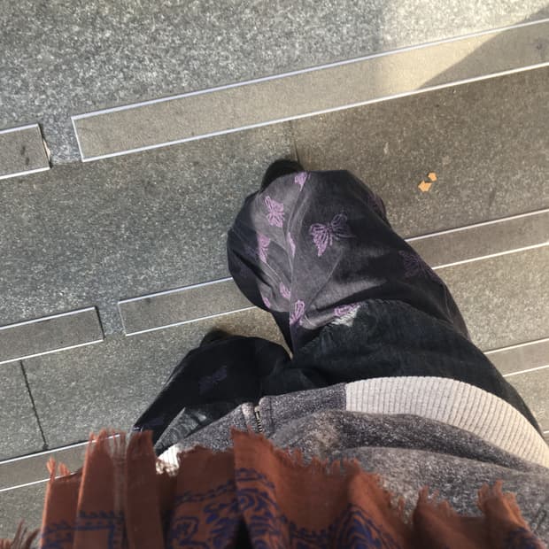 s) 니들스 hd 데님 팬츠 나비