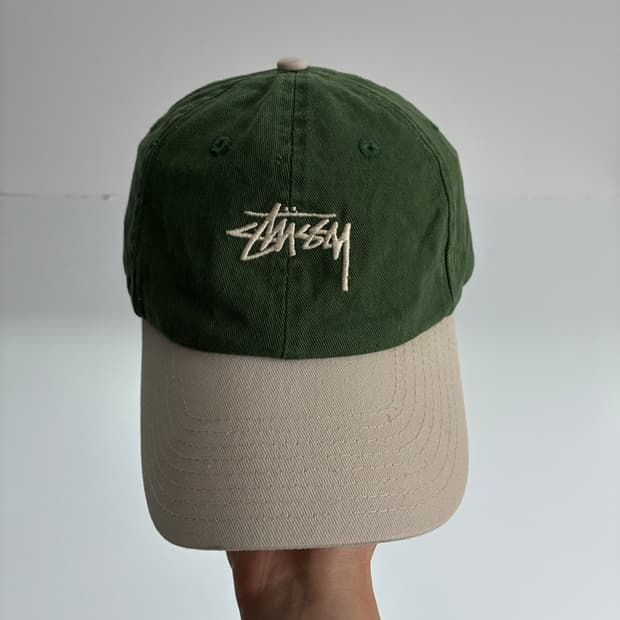 Stussy 스투시 스탁자수 로고 로우프로 볼캡