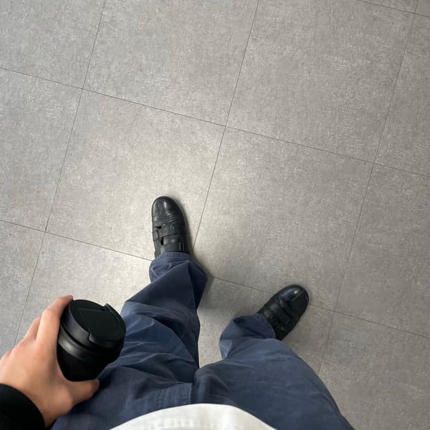 빈티지 칼하트 싱글니 네이비