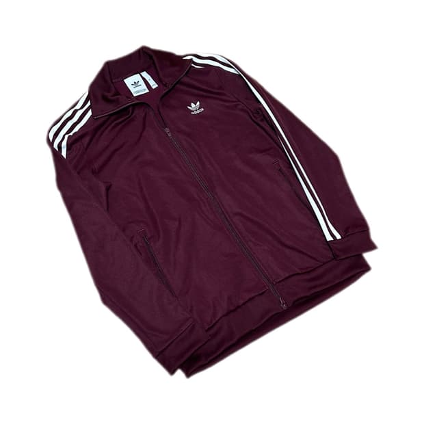 아디다스 신형 투웨이 버건디 베켄바우어 트랙탑 져지