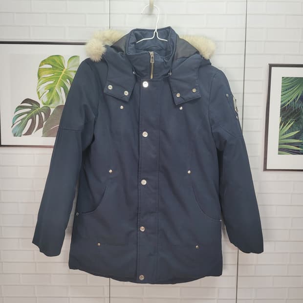 무스너클 키즈 후드 패딩 자켓 M사이즈