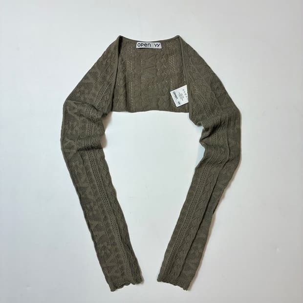 오픈와이와이 Open Yy 자카드 볼레로 니트 PN8393