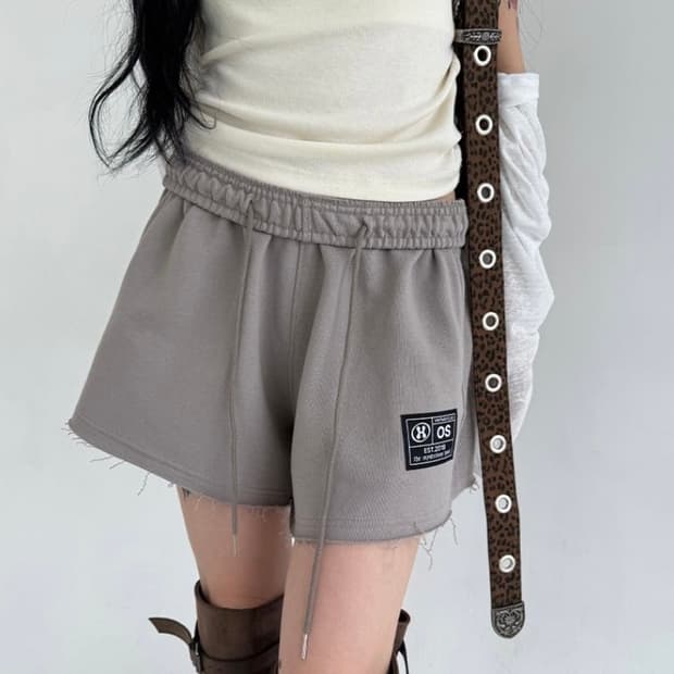 더미스테리어스호텔 컷오프 스웻 쇼츠