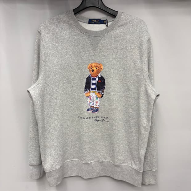 폴로 랄프 로렌 베어 그레이 스웻셔츠 L