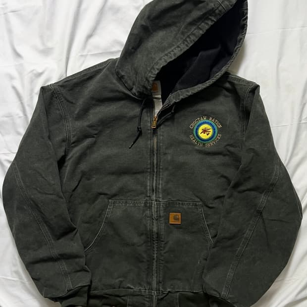 칼하트 모스그린 액티브 자켓