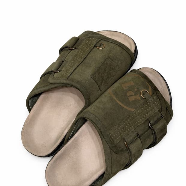 2) 폴리테루 점보 슬리퍼 올리브 2사이즈