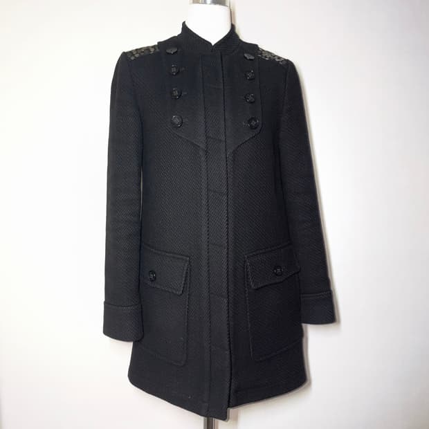 자딕앤볼테르 스터드 나폴레옹 코트 