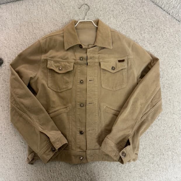 [48] 톰포드 코듀로이 트러커 자켓 베이지