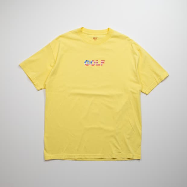 15FW 골프왕 성조기 로고 티셔츠