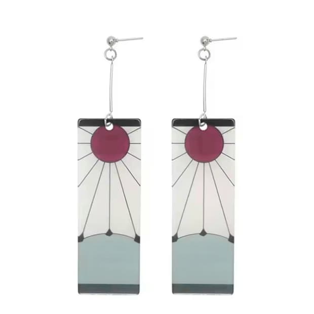 귀멸의칼날 탄지로 코스프레 귀걸이