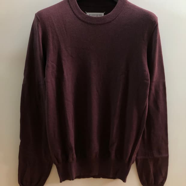 19AW 마르지엘라 엘보우 패치 니트 S