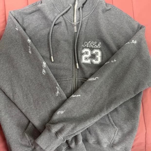 오프화이트 애블로 23 후드집업 L