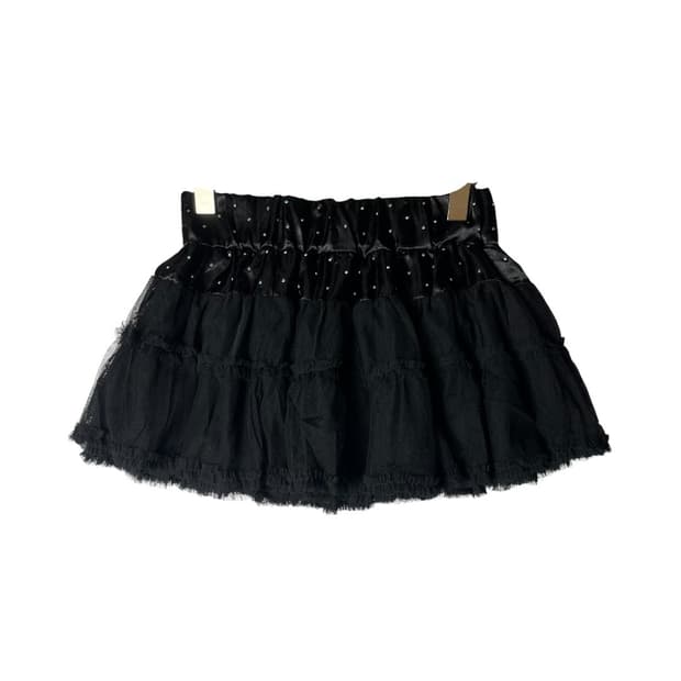 [Tralala] 트랄라라 큐빅 레이스 미니스커트