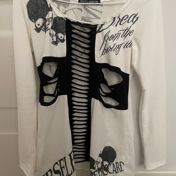 ghost of larlem punk T-shirt