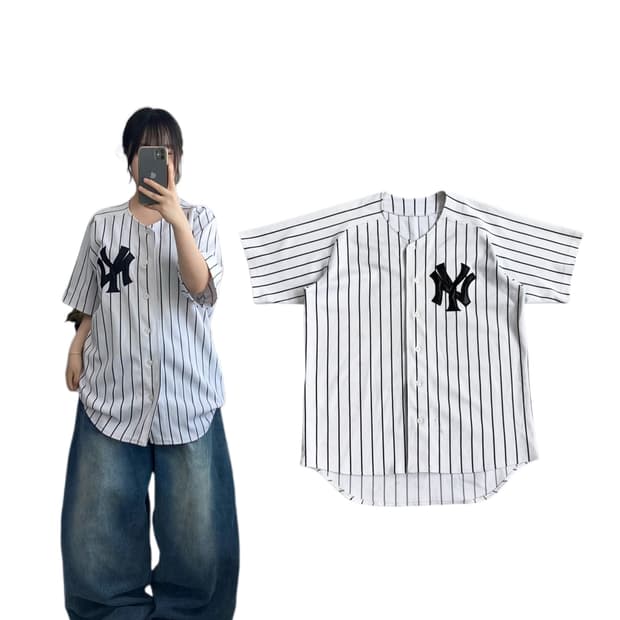 양키스 베이스볼 유니폼 반팔 져지