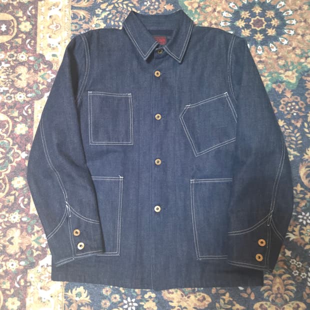 레이버유니온 커버올 데님자켓