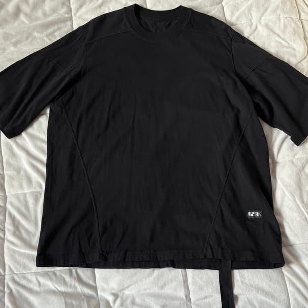 릭오웬스 다크쉐도우 점보 반팔 티셔츠