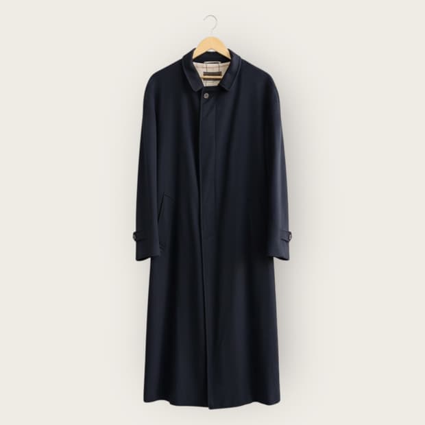 52/ 로로피아나 캐시미어100% 스톰시스템 롱코트 자켓