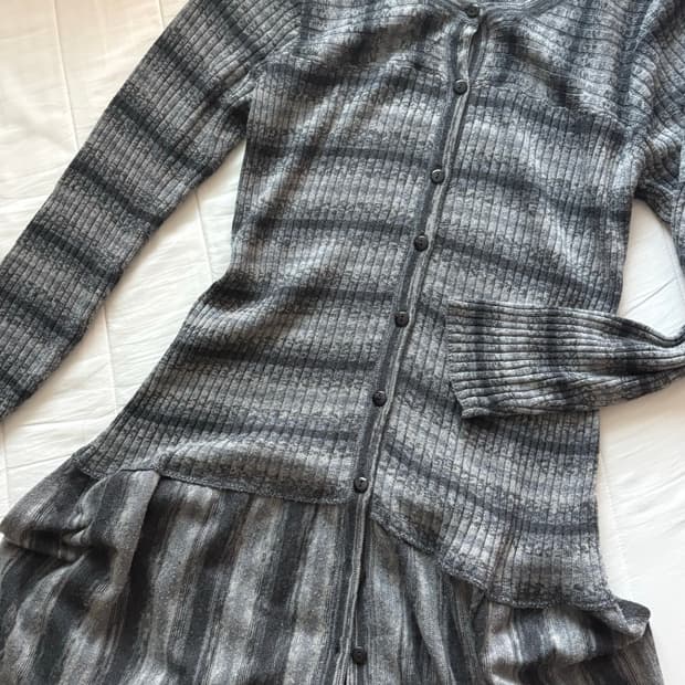 슬림핏 니트 원피스