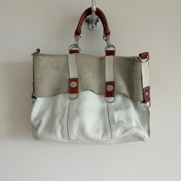 Pre owned 레더 토트백