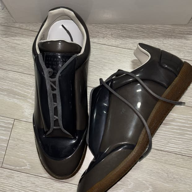 2016 Maison Margiela future low pvc gray