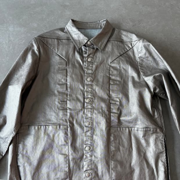 릭오웬스 포크 포켓 메탈릭 아우터셔츠 54