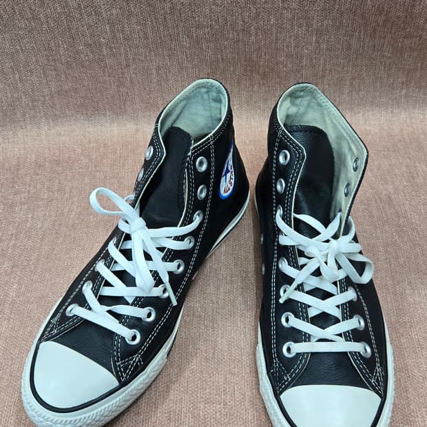 컨버스 250mm- 척테일러 올스타 가죽 하이 블랙 2