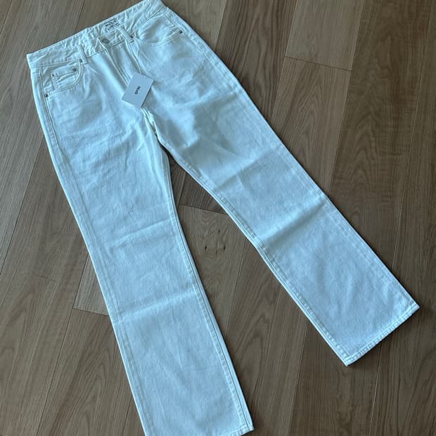 모드나인-reflection one(화이트 데님팬츠) 32size