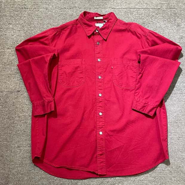 (XL) Levi's 리바이스 코튼 워크 셔츠 루즈 핏
