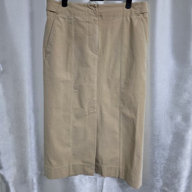 구호 베이지 코듀로이 스커트 (1597)