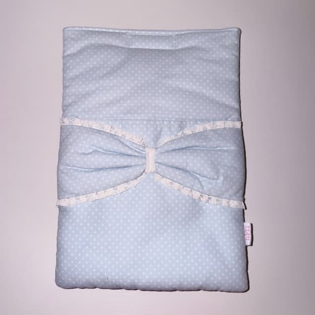 124u 레이스 리본 프릴 도트 태블릿 파우치 엔젤코어