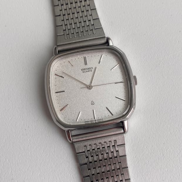 Seiko 세이코 스퀘어 쿼츠 스노우