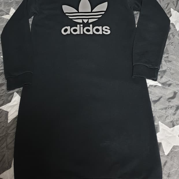 아디다스 파이어버드 크루넥 원피스 블랙 (XS)