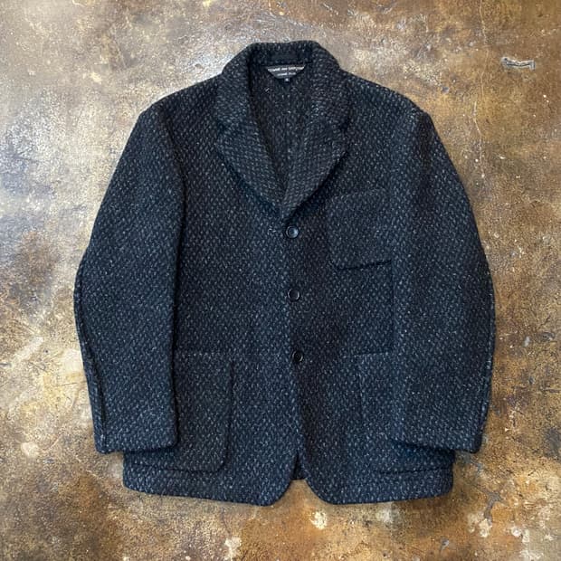 90s 꼼데가르송 옴므 플러스 두꺼운 울 자켓