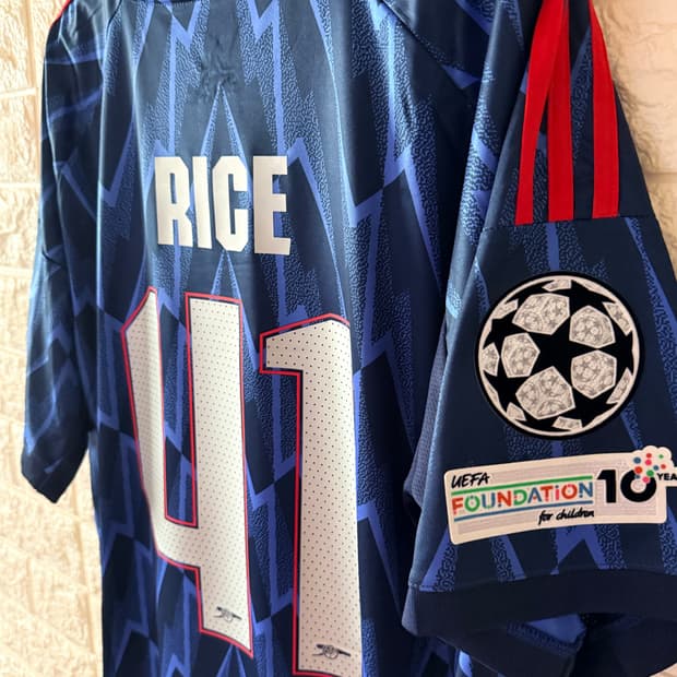 아스날 어웨이 라이스 유니폼