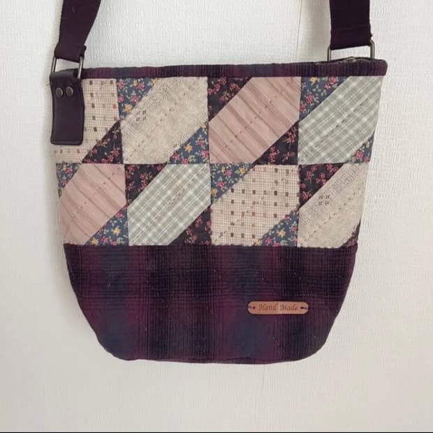 빈티지 패치워크 크로스백