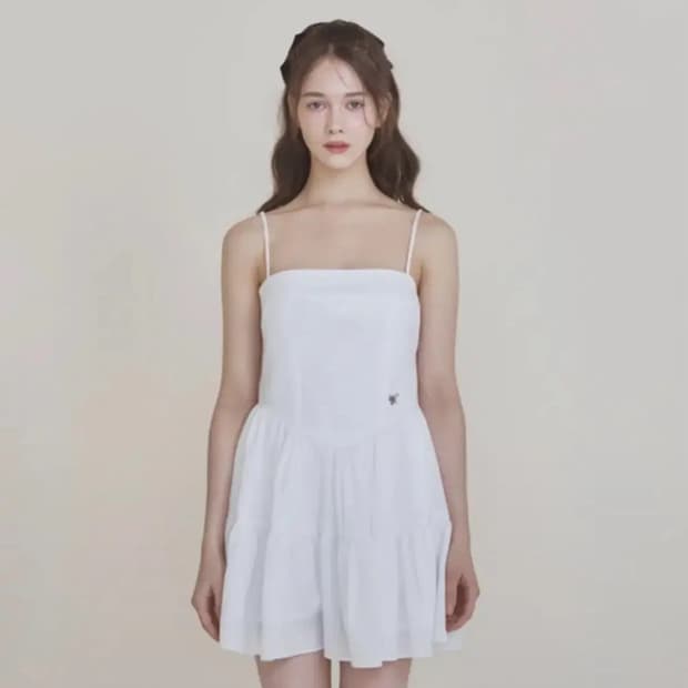 (최저가 급전)낫유어로즈 루비 드레스s 화이트