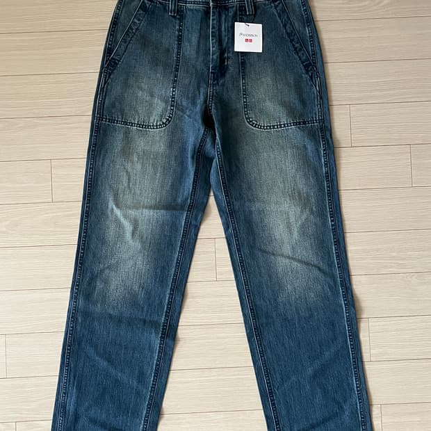 (Man) 유니클로xJW앤더슨 콜라보 데님 워크 팬츠 / 새상품