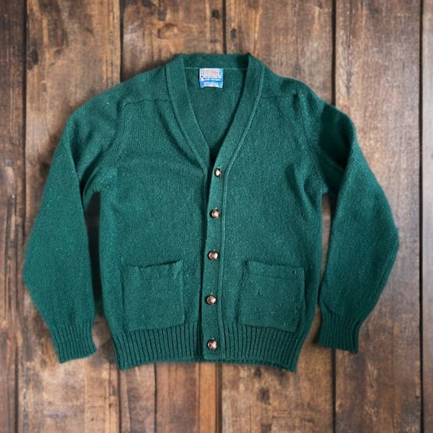 60s 펜들턴 울 가디건 Made in USA