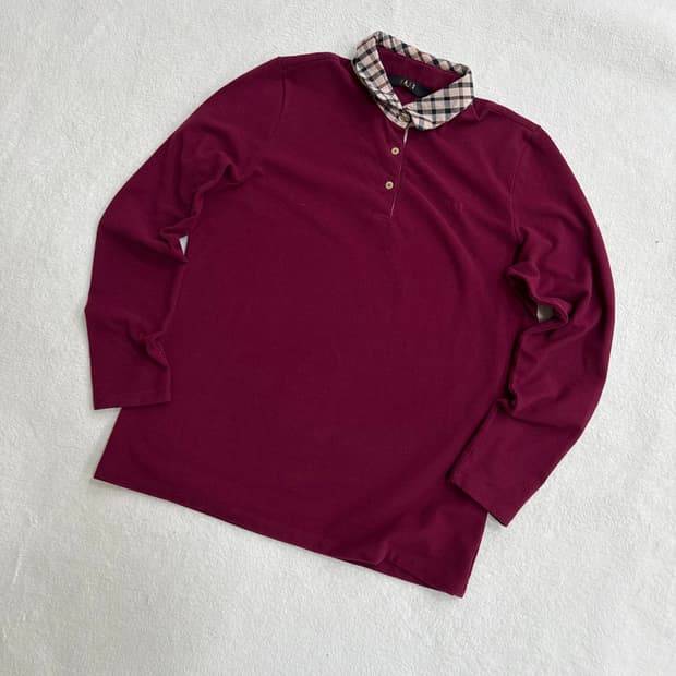 100 닥스 카라 긴팔 티셔츠 0327T