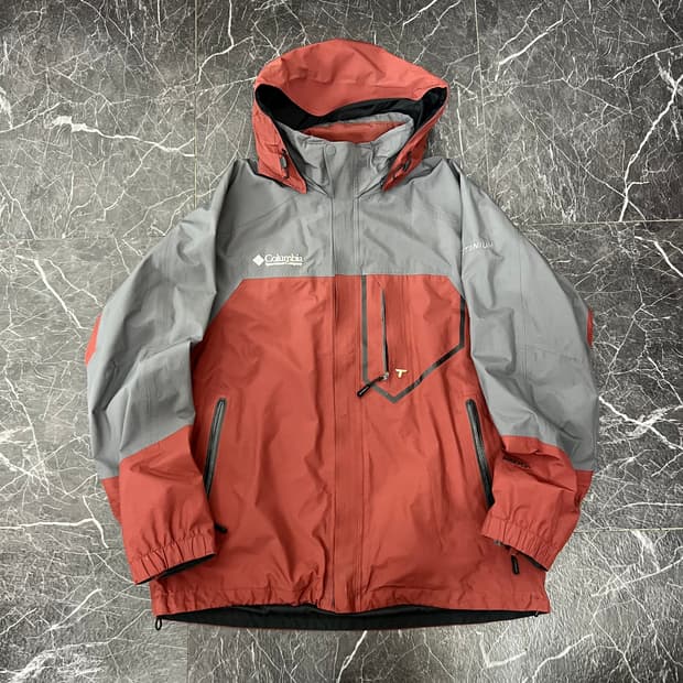 콜롬비아 티타늄 고어텍스 투웨이 후드 바람막이 자켓