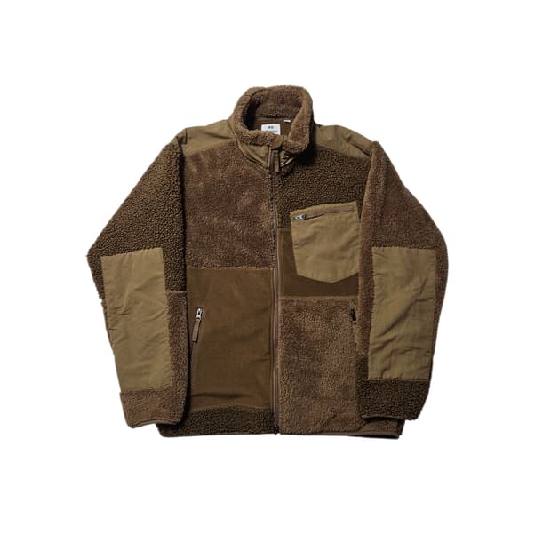 유니클로 엔지니어드 가먼츠 컬러블록 후리스 플리스 L