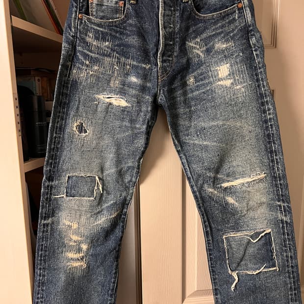 준야 와타나베X뉴메뉴얼 데님 팬츠 S