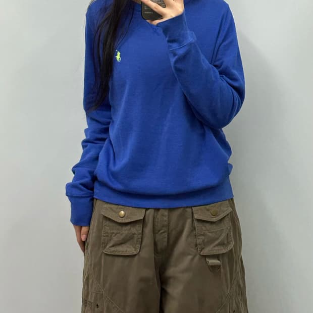 폴로 랄프로렌 블루 맨투맨