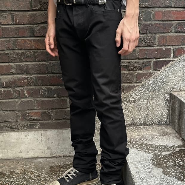 *rare* Dior MIJ 슈퍼슬랜더 에디슬리먼 스키니 블랙 데님팬츠