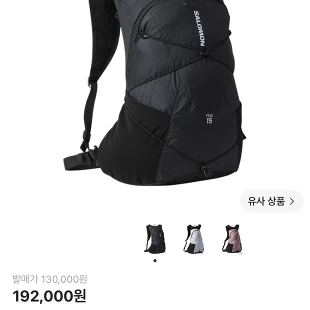 살로몬 피크15 백팩
