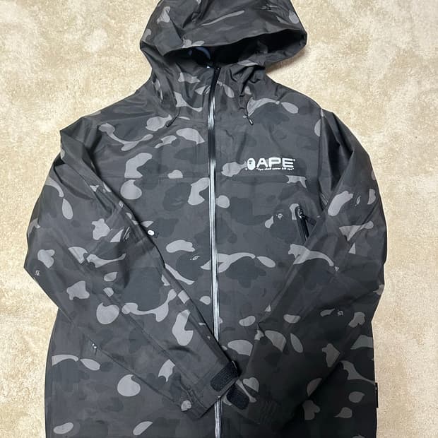 베이프 고어텍스 카모 쉘 자켓